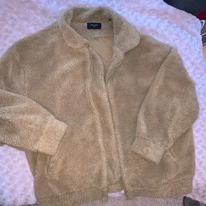 oversized teddy coat